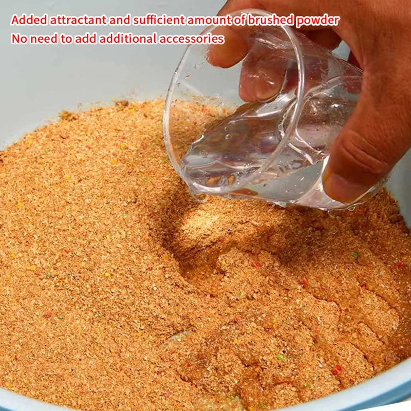 Natural Bait Processed Fishing Food Strong Flavor Groundbait Attractant Additive Scent Feed For Carp Crucian Catfish