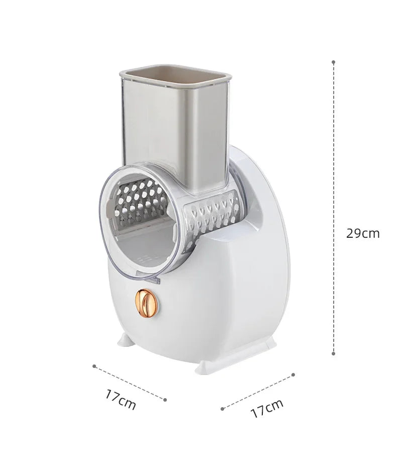Vegetable Cutter 1PC Multifunctional Home Kitchen Electric Vegetable Cutter Vegetable Slicer Shredder Automatic