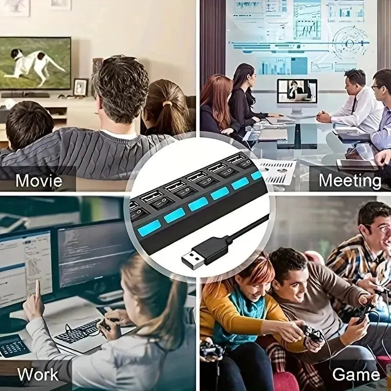 High Speed 4/7 Ports USB HUB