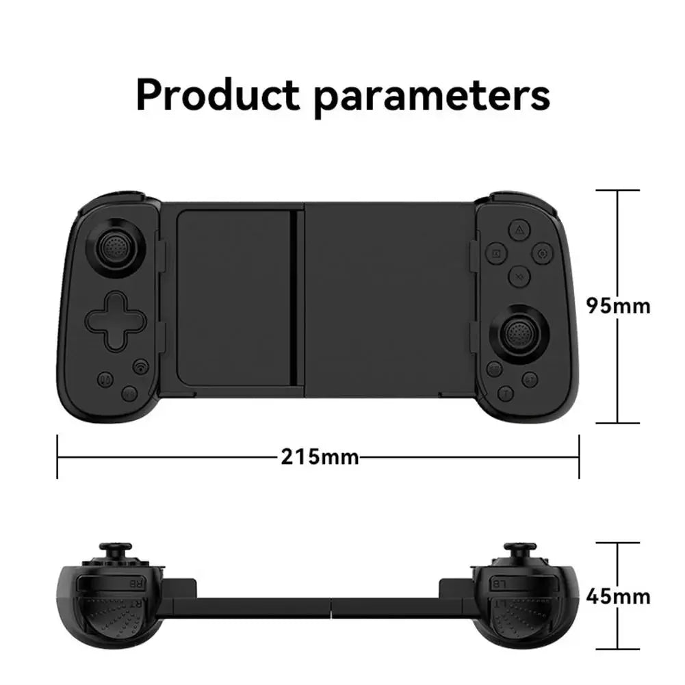 D6 Wireless Gamepad Stretching Extendable Gaming Controller Bluetooth Handle Pad for Phone Android Gamepad Game Accessoires