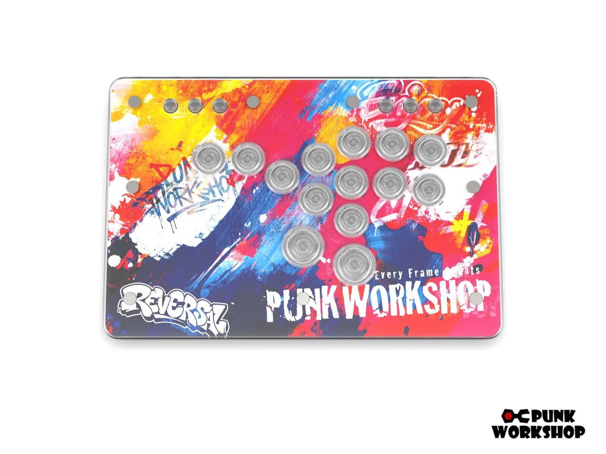 Punk Workshop Mini HitBox SOCD Fighting Stick Controller Newest Version Support Switch/PC (Windows®11 / 10) Handle Fight Console
