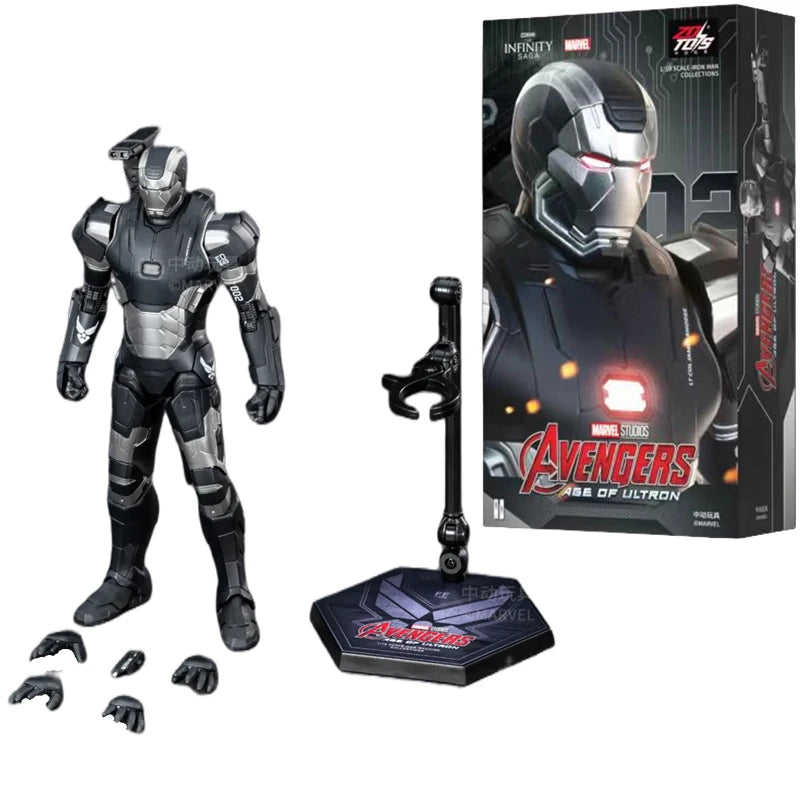 ZD Toys Iron Man MK1 MK2 MK3 MK4 MK5 MK6 MK7 MK42 MK43 MK45 MK46 War Machine Movie Action Figure 7 Inches Adult Collectible Toys