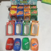 & Nee Doh Beverage Can Shaped Soda Stress Relief Ball Soft Squeeze Fidget Squishy Toy Anxiety Relief Decompression Toy Gift@