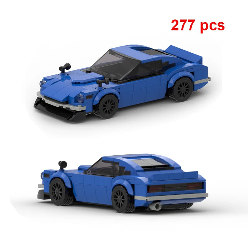 Technical Car Speed Racing Building Blocks Bricks Sets Sports Car MOC Garage City Vehicle Creative Toys For Kids