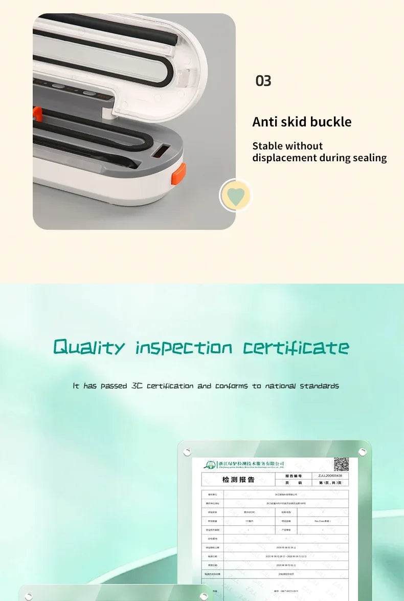New Automatic 30cm Vacuum packaging machine Food Vacuum sealer for Dry wet soft powder Household food Storage Sealing machine