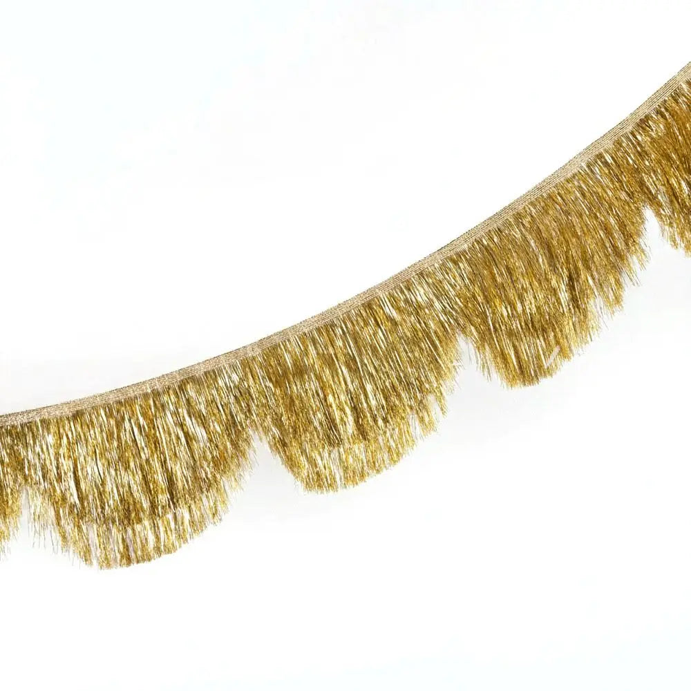 Multicolor Drizzle Garland Encryption PET Metallic Foil Fringe Thickening Background Ornament Tassel String Party Supplies