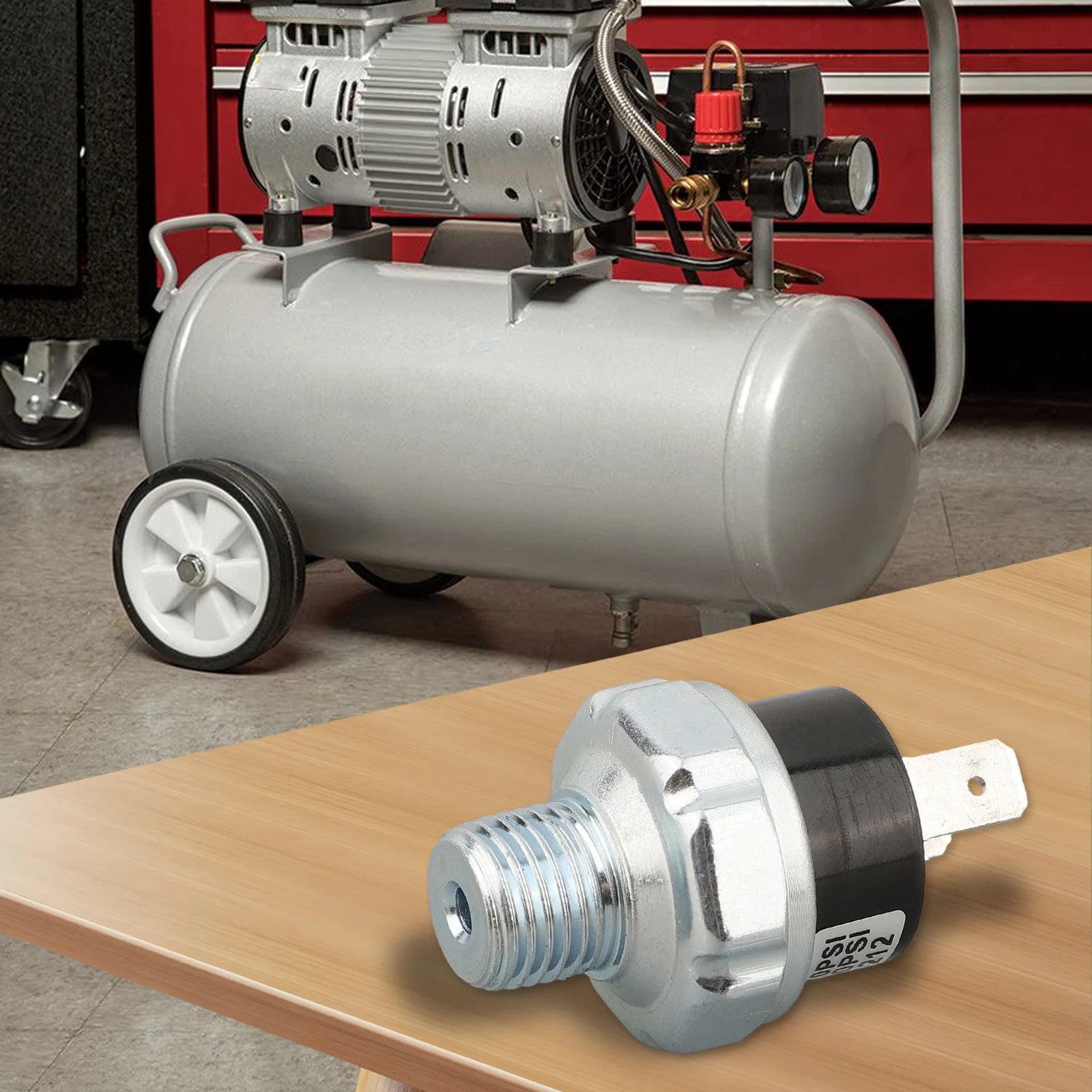 Ensure optimal performance with this reliable air compressor pressure switch—precise control for maintaining safe and efficient pressure levels!