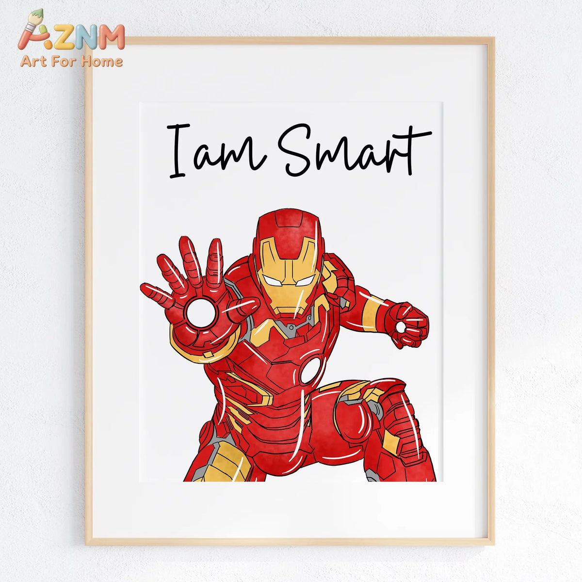 Superhero Affirmation Prints Set of 5 Kids Bedroom Poster Canvas Painting motivational Wall Art Pictures Home Decor
