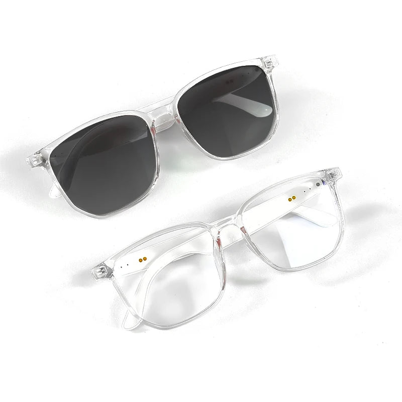 GS03 Smart Glasses for Men BT Sunglasses Earphone Outdoor Sports UV400 Polarized Anti Blue Light Lens IPX5 Intelligent Glass