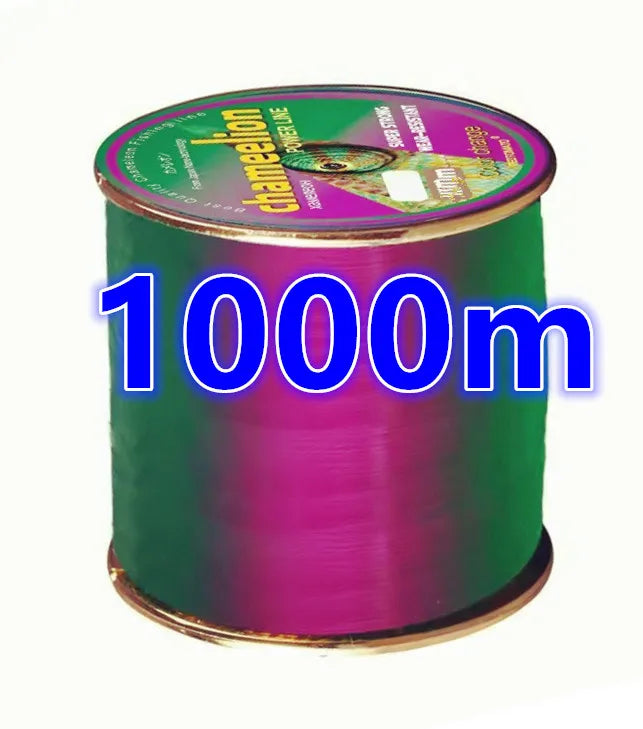 REDTOMATO 500m/1000m Color Changing Chameleon Line Fluorocarbon Coat Monofilament Nylon  Carp Wire Leader Line Fishing Equipment