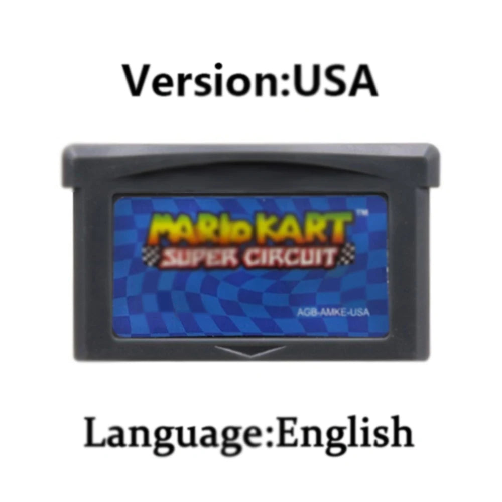 Mario GBA Games cards EUR USA Version
