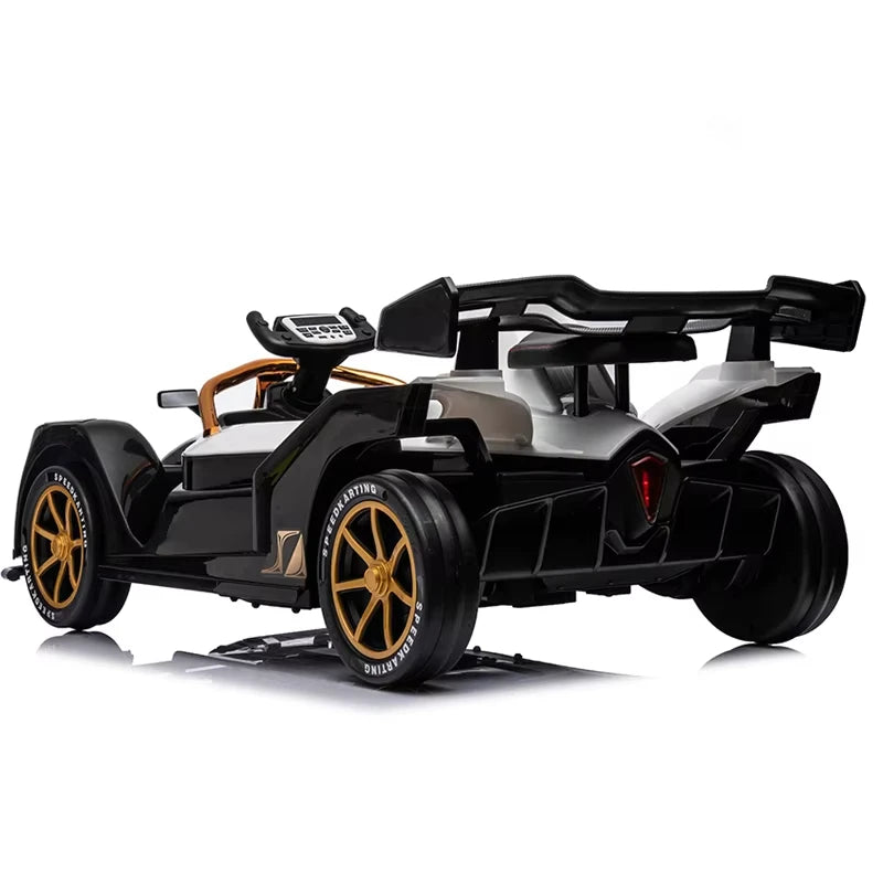Hot Sale 2-seater F1 kids e-go-kart | 12V , e-bike/scooter-like, Parent-controlled (Safe), Parent-kid Fun, fit for Parks