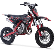 Perfect for young riders, this 50cc 2-stroke mini dirt bike features electric start and off-road capability—ideal as a pit bike for kids ready for adventure!