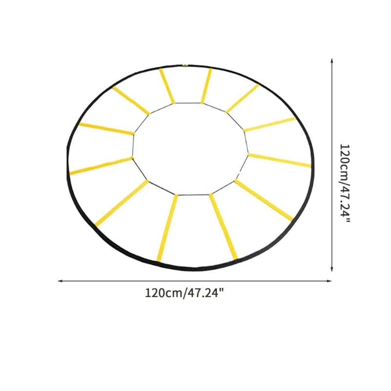 Circular Agile Training Props for High - Intensity Reactive Foot Training and Skill Football Basketball Multifunctional Ladder