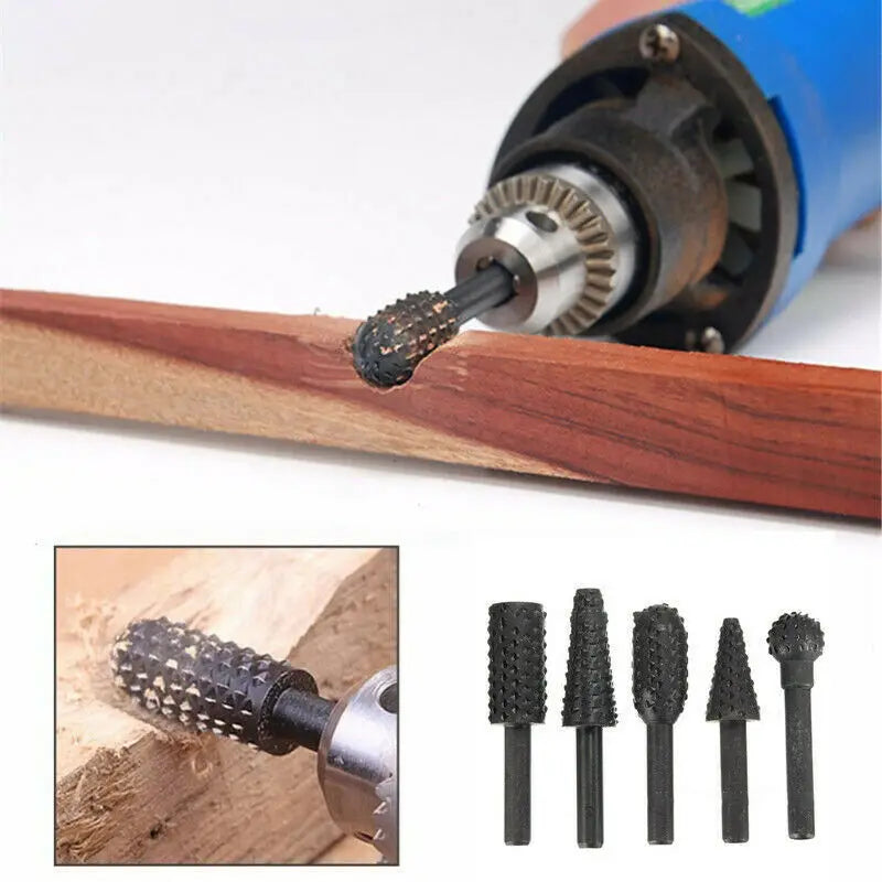 1/4'' 5PCS Drill Bit Set Cutting Tools for Woodworking