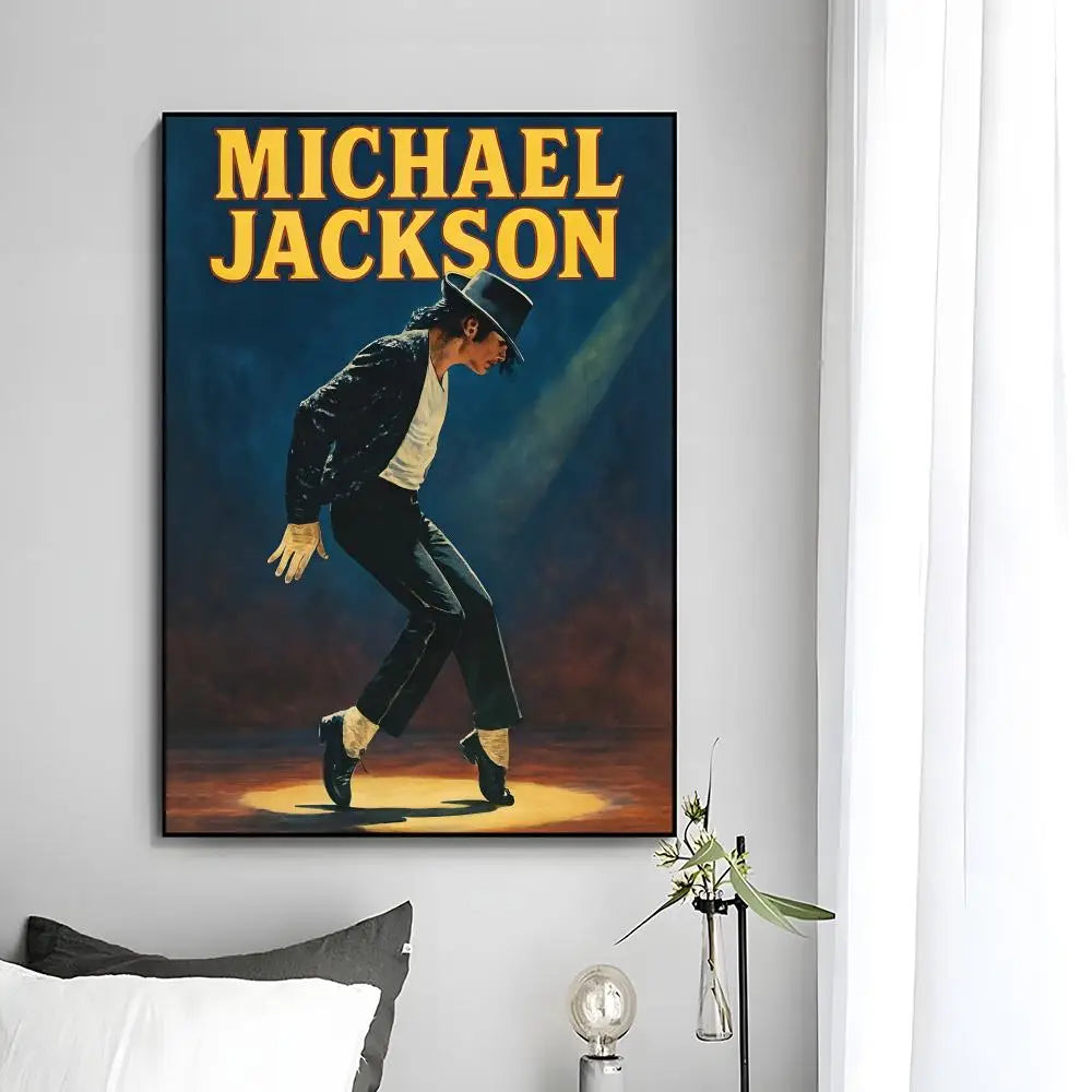 MJ Michael Jackson Poster Wall Art Print Decorative Mural Home Decor Gift Unframed