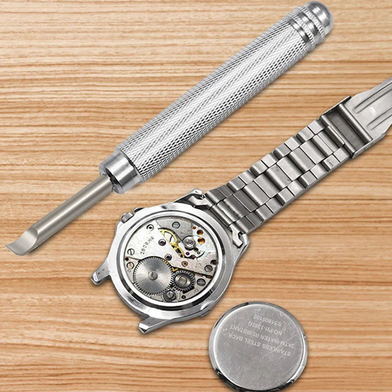 Watch Back Case Opener Knife Clock Watch Battery Change Press Back Case Remover Pry Knife Metal Repair Tool