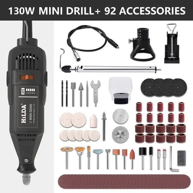 Electric Mini Drill Grinder Engraving Pen Mini Drill Electric Rotary Tool Grinding Machine Accessories