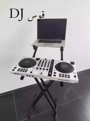 X-pe DJ Disk Joey Digital Controller Stand Bar Cuter Double Pipe Instrument Ra Piano Keyboard Holder DIY Brand