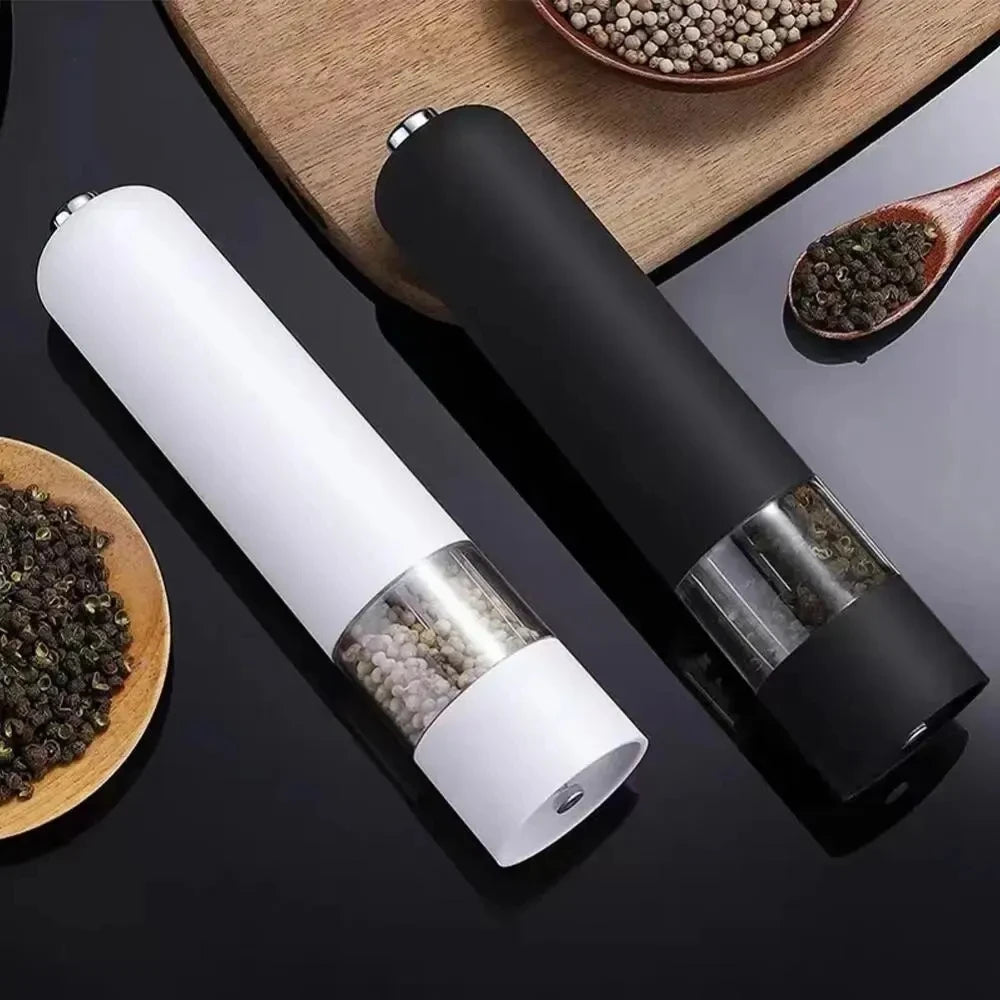 Season with precision using this electric automatic salt and pepper mill—featuring LED light and adjustable coarseness for perfect flavor every time!