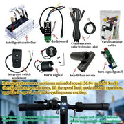 E-Scooter Controller Kit for 8.5-10" VOLPAM/HopCycle/Aovowheel/Maxshot/Hiboy/MAX, Turn Signal, Self-Learning, 25-58km/h