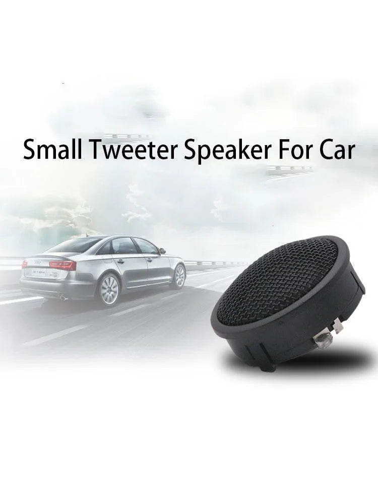 HT25 Loudspeaker Car Audio Tweeter Speakers Car Loud Dome Tweeter For Car High Tweeter Mini Speakers Silk Film Auto Speaker 2pcs