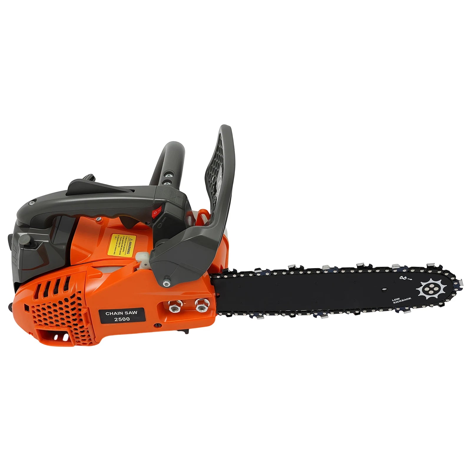 25.4cc 2-Cycle Gas Powered Chainsaw 11.8-inch Guide Bar 900W Power Chain Saws Tree Cutting Trimming Log 1.22hp