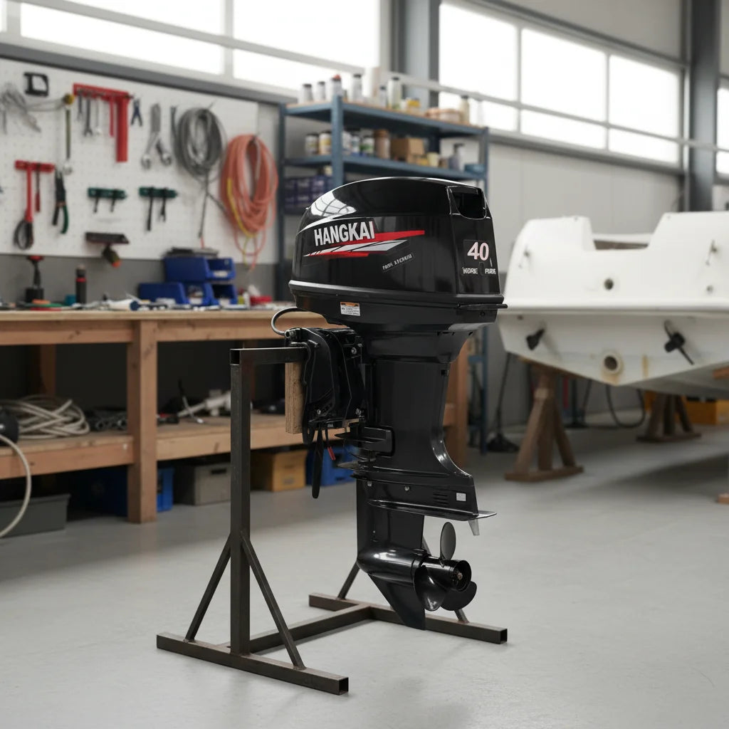 Hangkai 40HP Outboard Motor 2-Stroke 703cc Petrol Boat Engine,20"