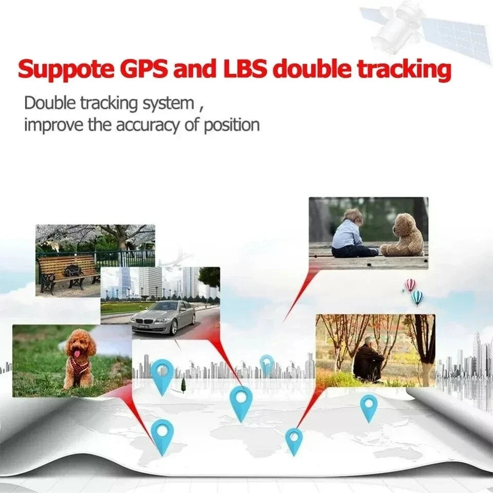 GF07 Magnetic Mini GPS Tracker Real-Time Vehicle Locator Car Pet Tracking Device Compact Portable GPS Locator Position APP