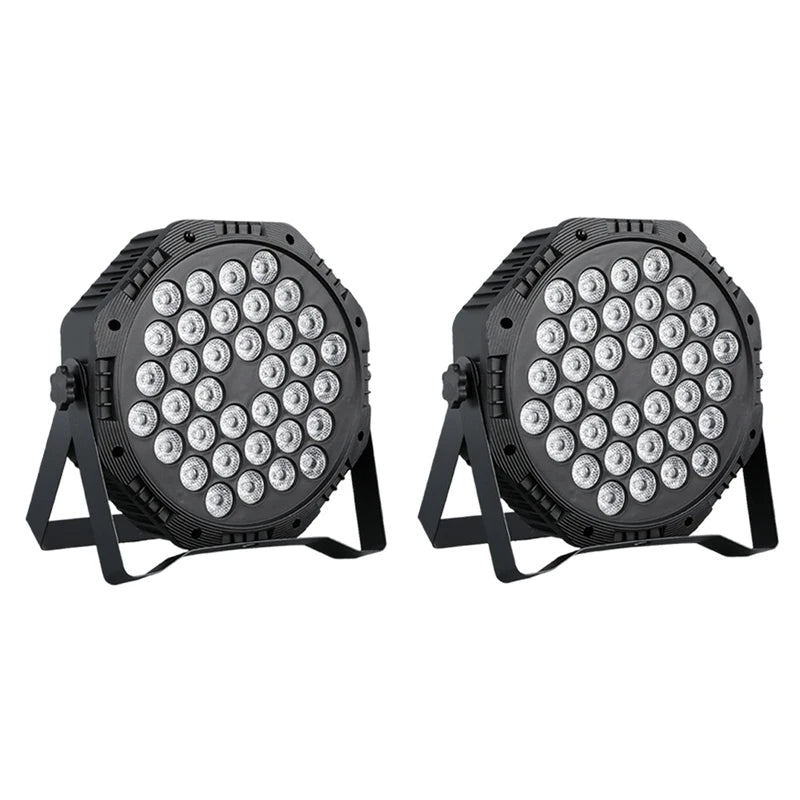 36 LED USB RGB Flat Par Stage Light DMX512 Control Activated Colorful Effect Lamp For KTV Club Bar Disco Party Stage Decor Lamp