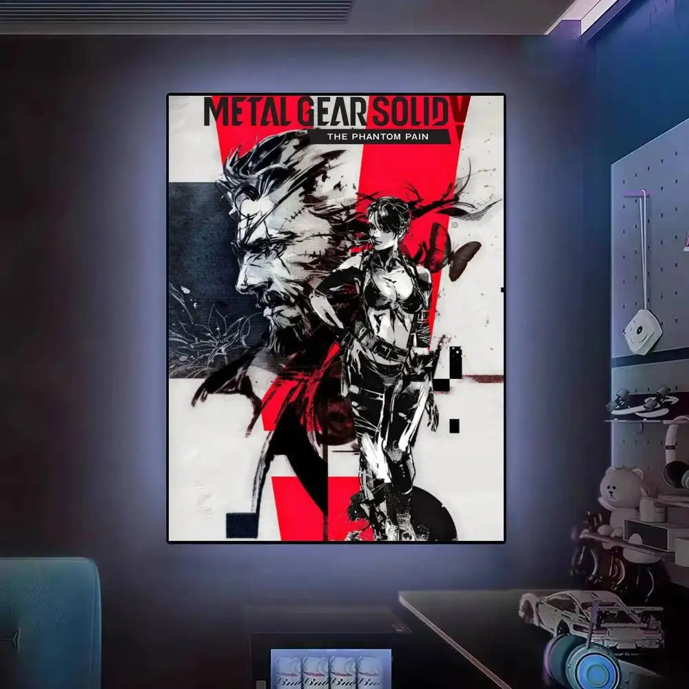 Gift Frameless Poster Personalized Gift For Lovers Customizable Decorative Home Decor Hot Game Metal Gear Solid Solid