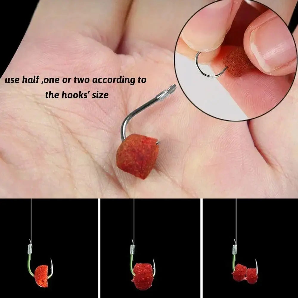 330PCS 4mm 120PCS 6mm Concentrated Fishing Lure Crankbaits Hooks Pop Ups Bait Fish Food Worm Smell Artificial Fishing Attractant