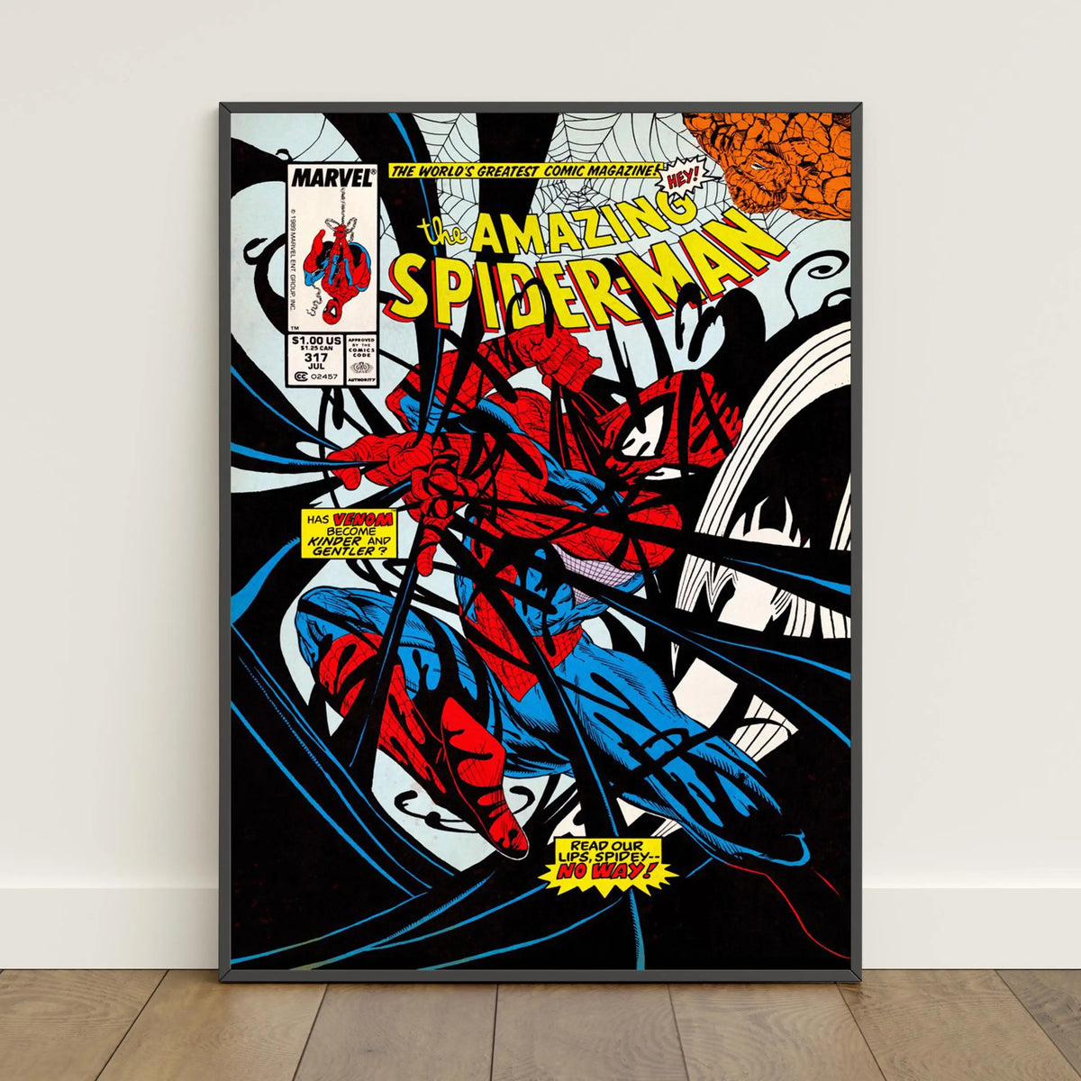 Spiderman Comic Book Covers Poster _ Peter Parker Wall Art _ Movie Canvas Print