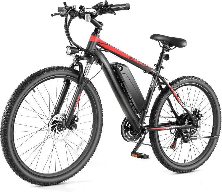 Tool Electric Bike for Adults, 26" Sunshine Commuter Ebike Guaranteed Authentic.[Peak 500W Motor] Electric Mountain Bike