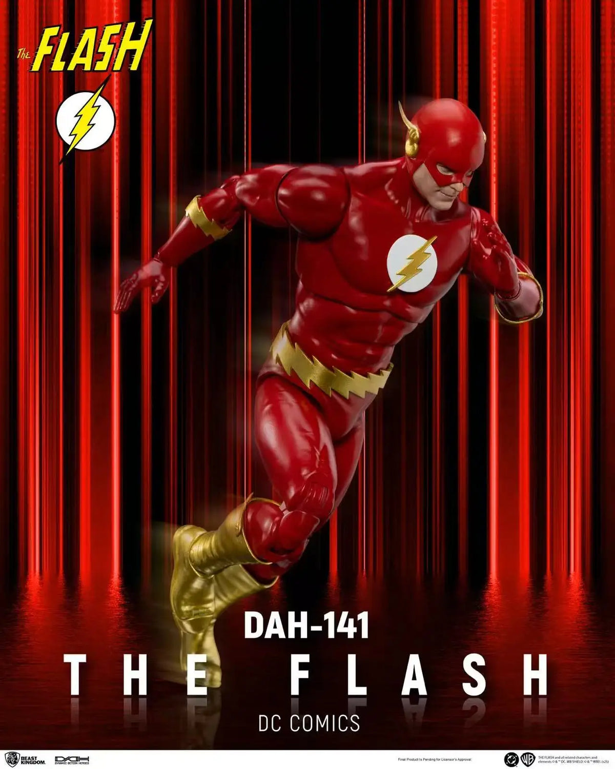 8Inch Original DC Beast Kingdom DAH-140 Green Lantern 141 The Flash 142 Superman 143 Batman Action Figures Collection Gift Toys