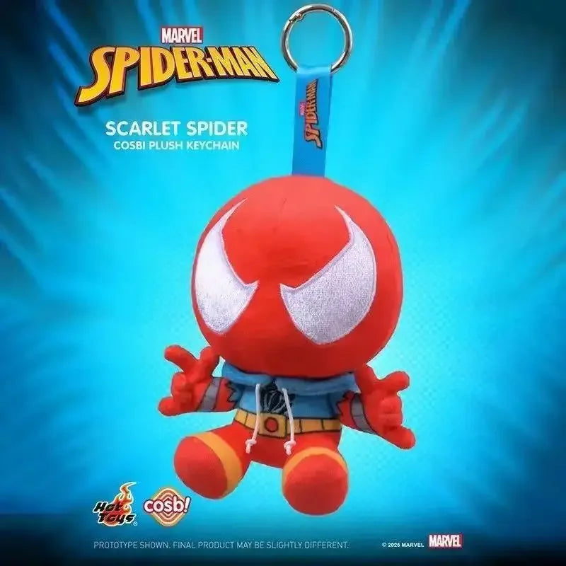 Spider Man Series Blind Box Cosbi Plush Anime Peripheral Figurines Backpacks Pendants Ornaments Surprise Gift for Boys