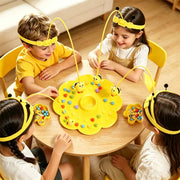 Bumble Bee Magnetic Toy Funny Family Board Games Montessori Interactive Fishing Sorting Game for Kids and Adults  2‑4 Player