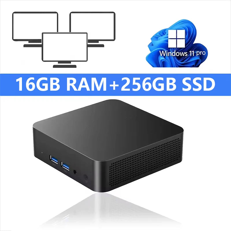 NEW Mini PC Windows 11 Pro Intel Core I9 10980HK N150 16GB 32GB RAM 1TB 2TB SSD WiFi6 Portable Gaming Computer Office PC Desktop