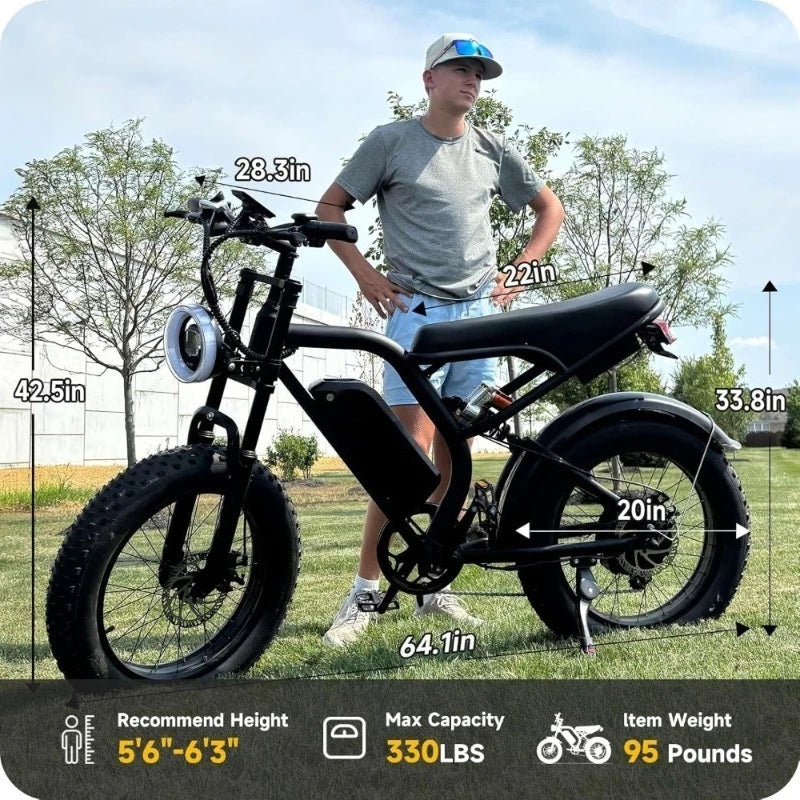 Experience the thrill with this powerful electric dirt bike for adults—combining speed, agility, and eco-friendly design for the ultimate off-road adventure!