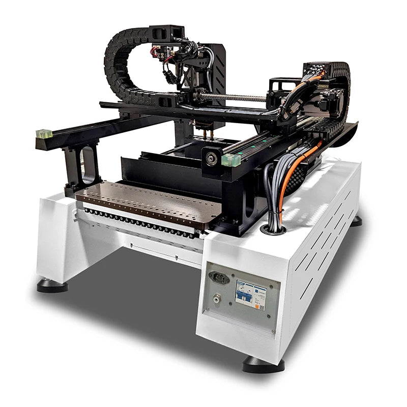 New SMT Machine 2024 SMT220 Desktop Pcb Pick And Place Machine 2 Head 40 Feeder SMD Chip Placement For Pcb Assembly