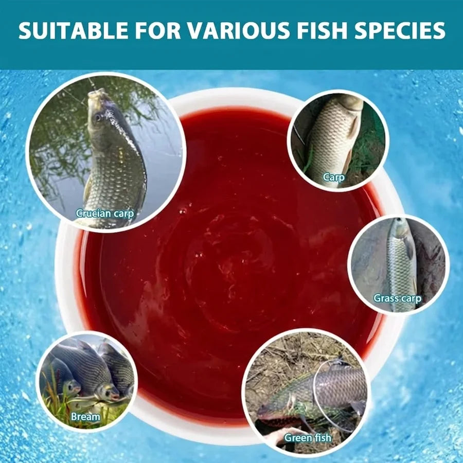 Concentrated Red Worm Liquid Fish Attractant Fishing Bait Additive Strong Scent Freshwater Carp Crucian Fishing Tackle
