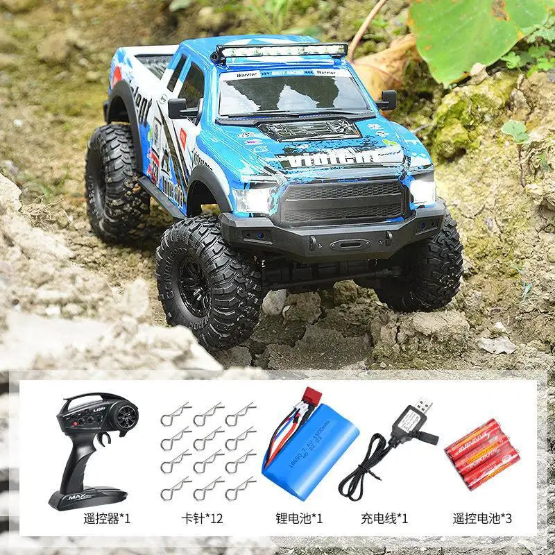 Huangbo 1:10 Full Scale Four-Wheel Drive Off-Road Climbing Vehicle Rc Remote Control Car Model Toy High-End Boy Birthday Gift
