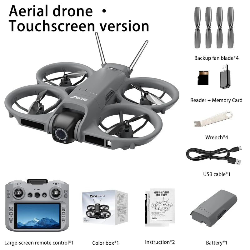Original Z906 4K 8K Drone 5G Brushless Anti Drop Four Axis Long-Range Obstacle Avoidance Foldable Quadcopter RC GPS Dron