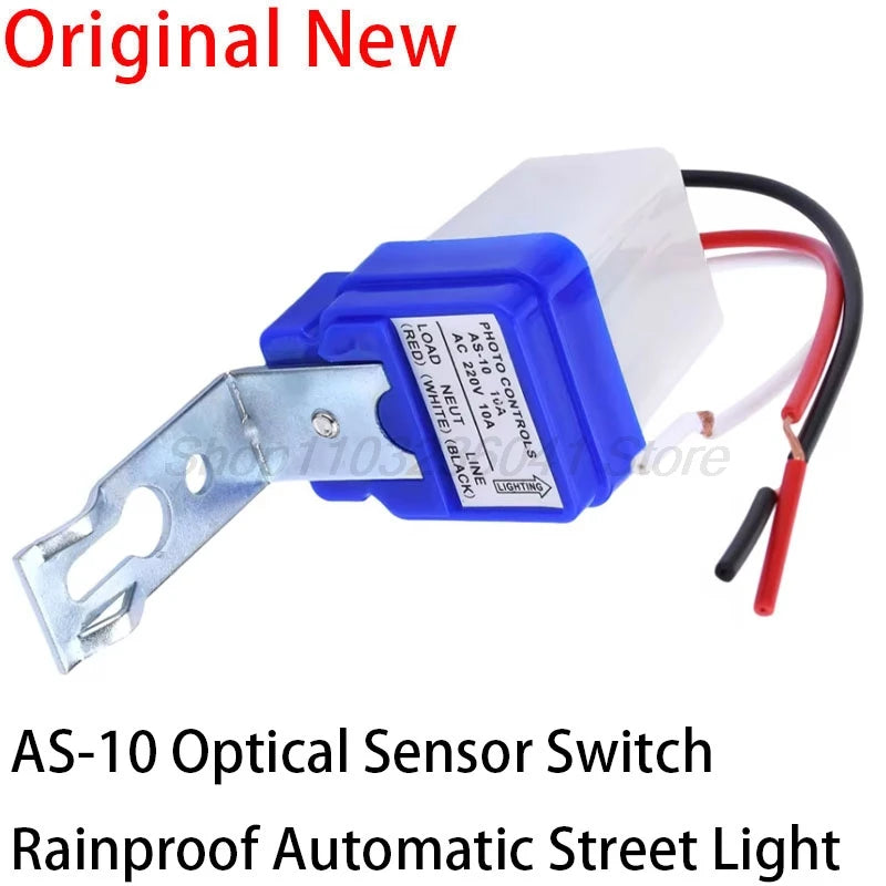 Keep your streets bright effortlessly with this automatic on/off photocell street light switch—smart lighting made simple!