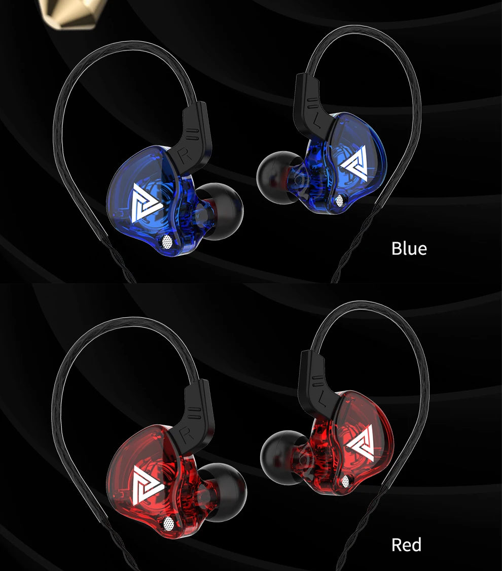 Experience immersive sound with these in-ear earphones featuring 6 dynamic driver units—offering stereo HIFI, deep subwoofer bass, a built-in mic, and perfect for sports and monitoring!