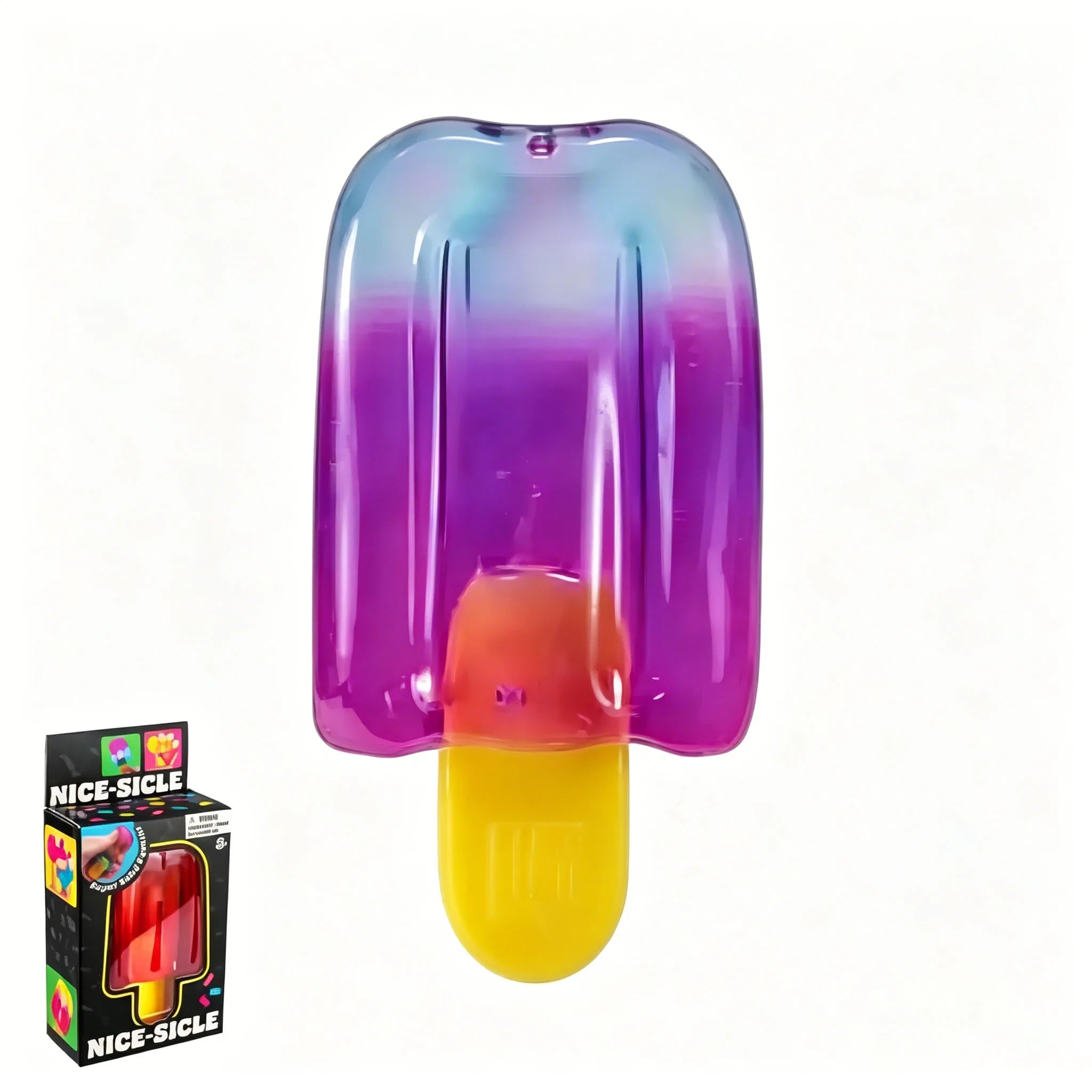Nice-Sicle Popsicle Sensory Squeeze Toy Super Stress ice lolly Relief for Kids Adults Summer Easfestival gifts 2026
