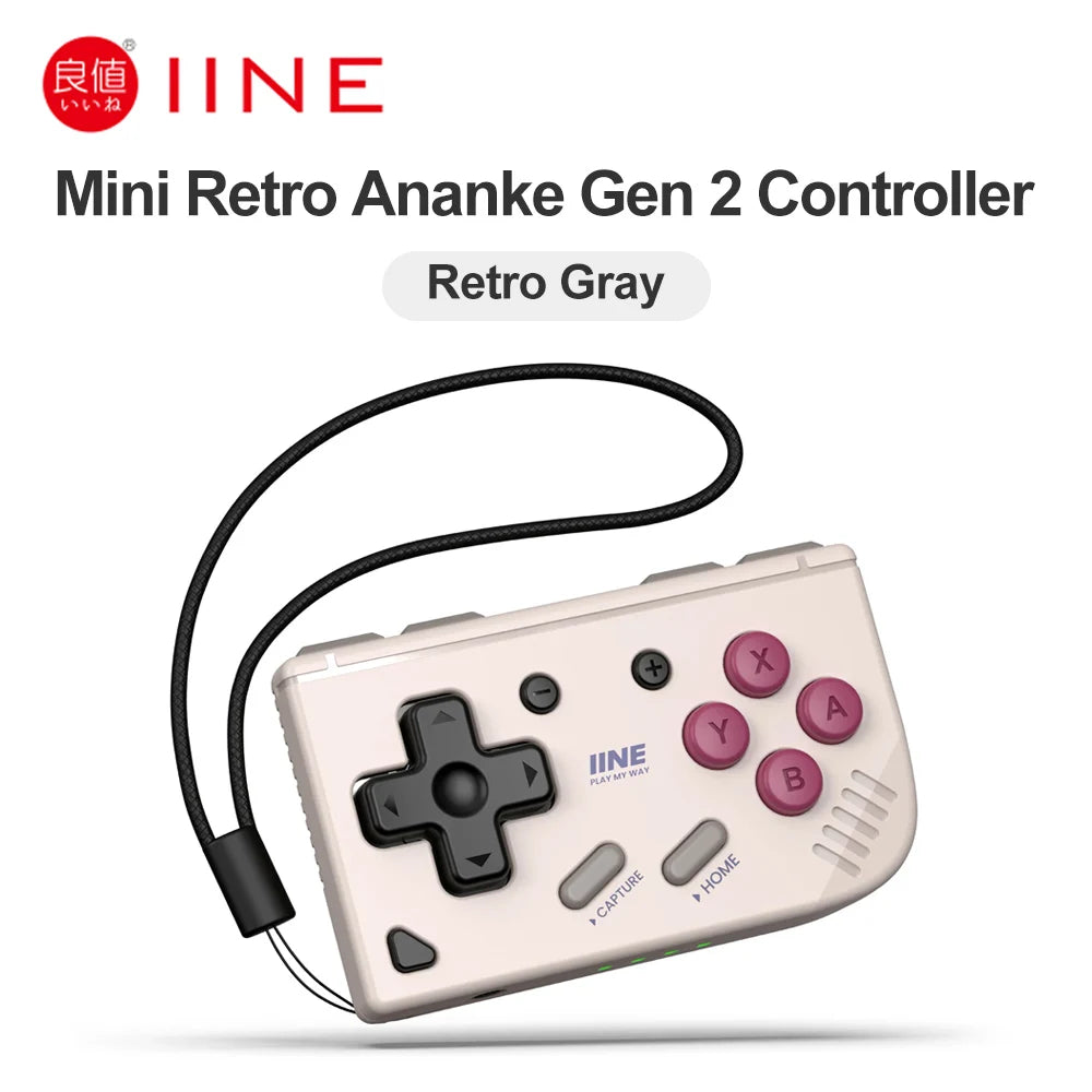 Retro Mini Gamepad for Nintendo Switch 2/1 iOS Android PC Tablet IINE Portable Controller E-book PPT Page-turining Ananke Gen 2