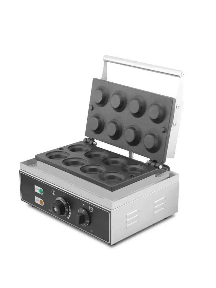 XEOLEO Electric Egg Tart Maker Machine 1550W 8 Pcs Egg Tart Skin Making machine Cupcake Waffle Maker Non-stick Coating