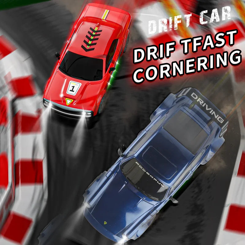 KF27 1:20 RC Drift Car With LED Light 4WD Radio Remote Control Vehical Professional 4x4 Racing High Speed Toy for Kids Best Gift