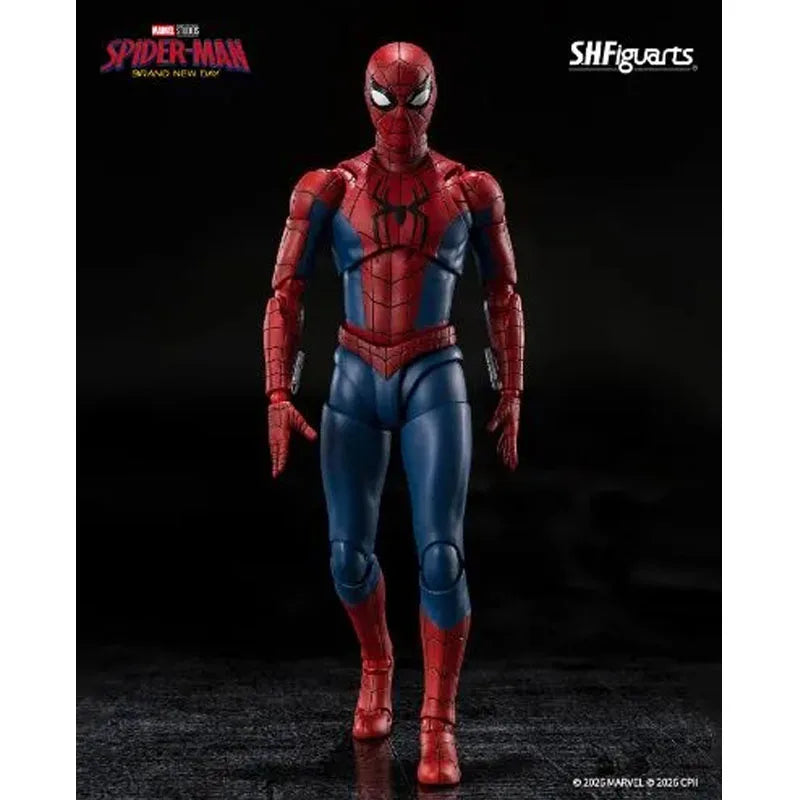 Fast Shipping Bandai Anime MARVEL SHF SPIDER MAN HULK -BRAND NEW DAY- Original Model Toys Action Figure Collectible Ornaments